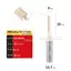 Mũi Phay CNC 3 Lưỡi KWS Phủ Nano Titanium 8mm 10mm – Dao Phay Gỗ MDF Plywood Gỗ Công Nghiệp