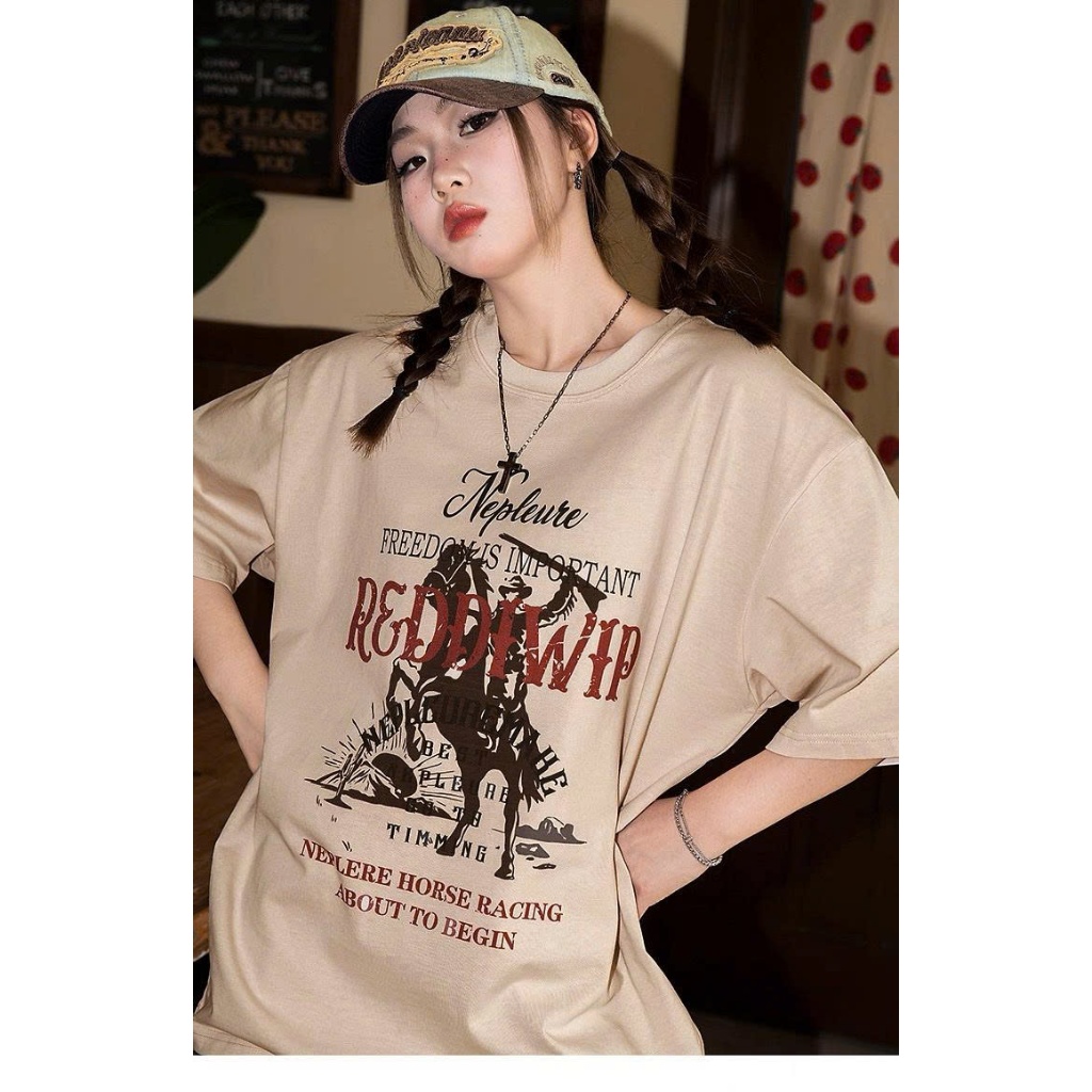 Áo thun Stee Cổ tròn REDDIWIP Localbrand ICVCVNI Unisex