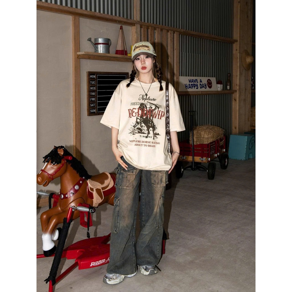 Áo thun Stee Cổ tròn REDDIWIP Localbrand ICVCVNI Unisex