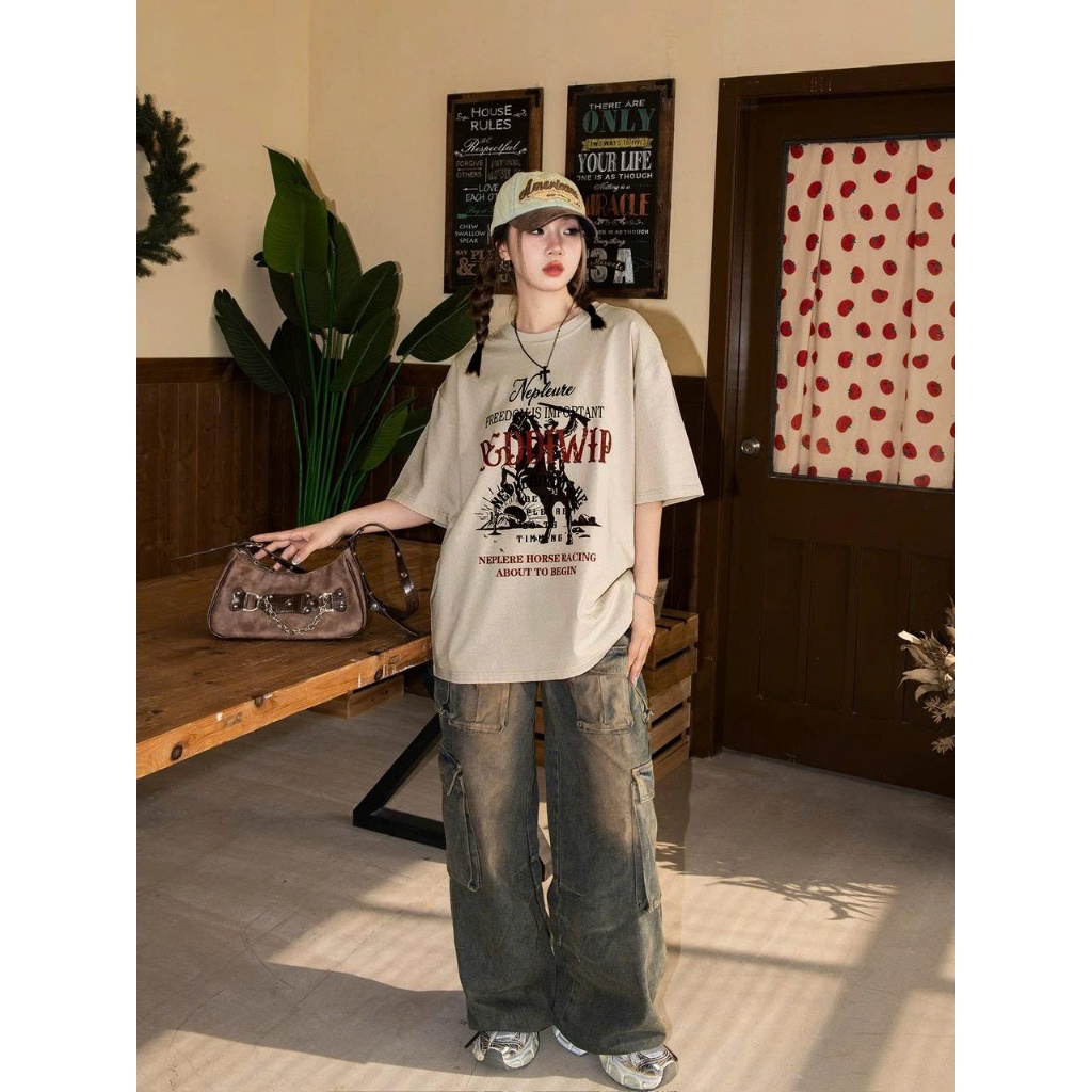 Áo thun Stee Cổ tròn REDDIWIP Localbrand ICVCVNI Unisex