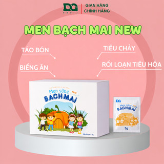Combo 3 Men sống Bạch Mai New Men vi sinh cho bé Táo bón Biếng ăn Tiêu chảy tiêu Rối loạn tiêu hóa