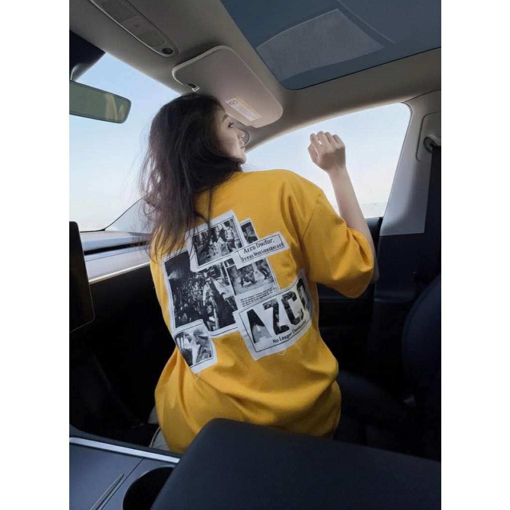 Áo thun Stee Cổ tròn AZCO Localbrand ICVCVNI Unisex Cotton