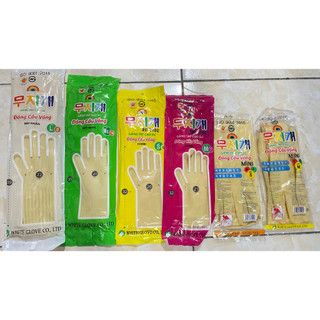 Găng tay cao su Đông Cầu Vồng đủ size S, M, L, găng tay cao su rửa chén, rửa bát, găng tay cầu vồng