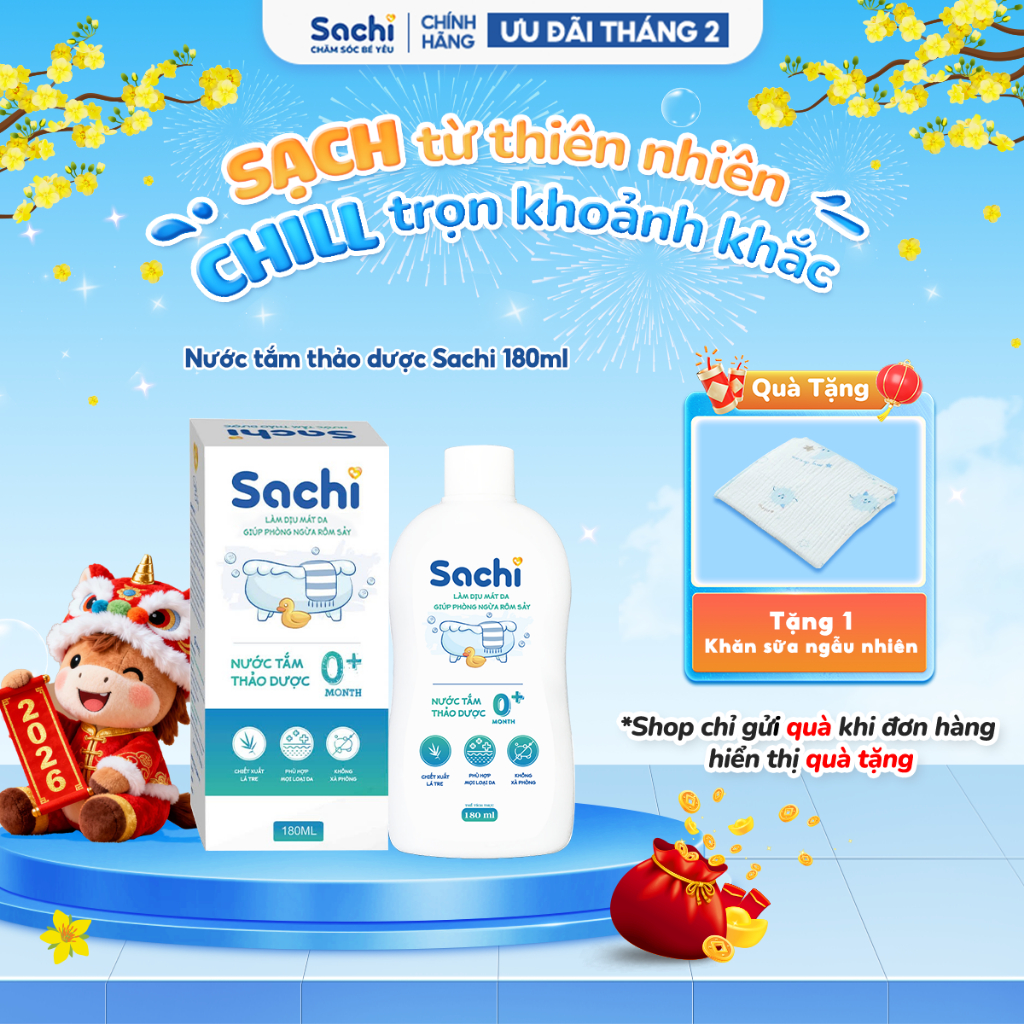 Nước Tắm Thảo Dược Sachi - Hình Ảnh Thực Tế