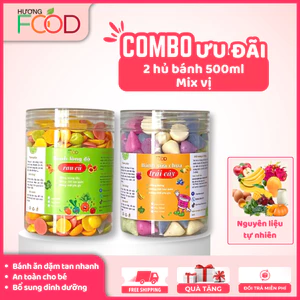 bánh ăn dặm mix vị cho bé từ 6 tháng, thơm ngon tự nhiên, bổ sung dinh dưỡng | HƯƠNG FOOD