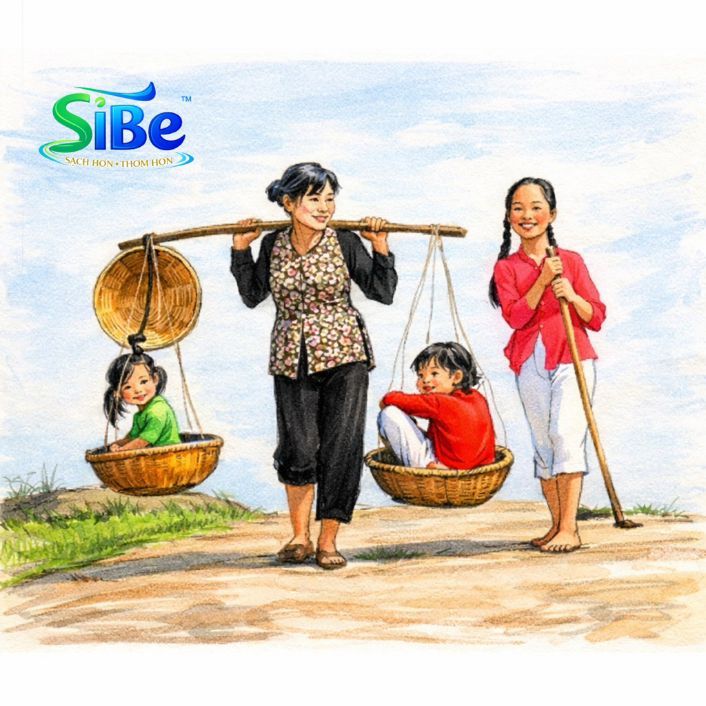 NƯỚC GIẶT VỀ LÀNG • SiBE VỀ NHÀ combo 10 kg