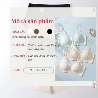 Áo ngực nữ su đúc cao cấp viền ren kiểu Pháp xinh xắn sang trọng đệm mút nâng đỡ tròn đầy sexy A1846