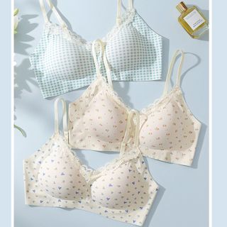 Áo ngực nữ su đúc cao cấp đệm mút 3D nâng đỡ tạo quả gợi cảm sexy viền ren sang trọng xinh xắn A1846