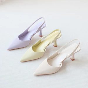 La Muse - Giày slingback cao gót mũi nhọn dáng basic Beson