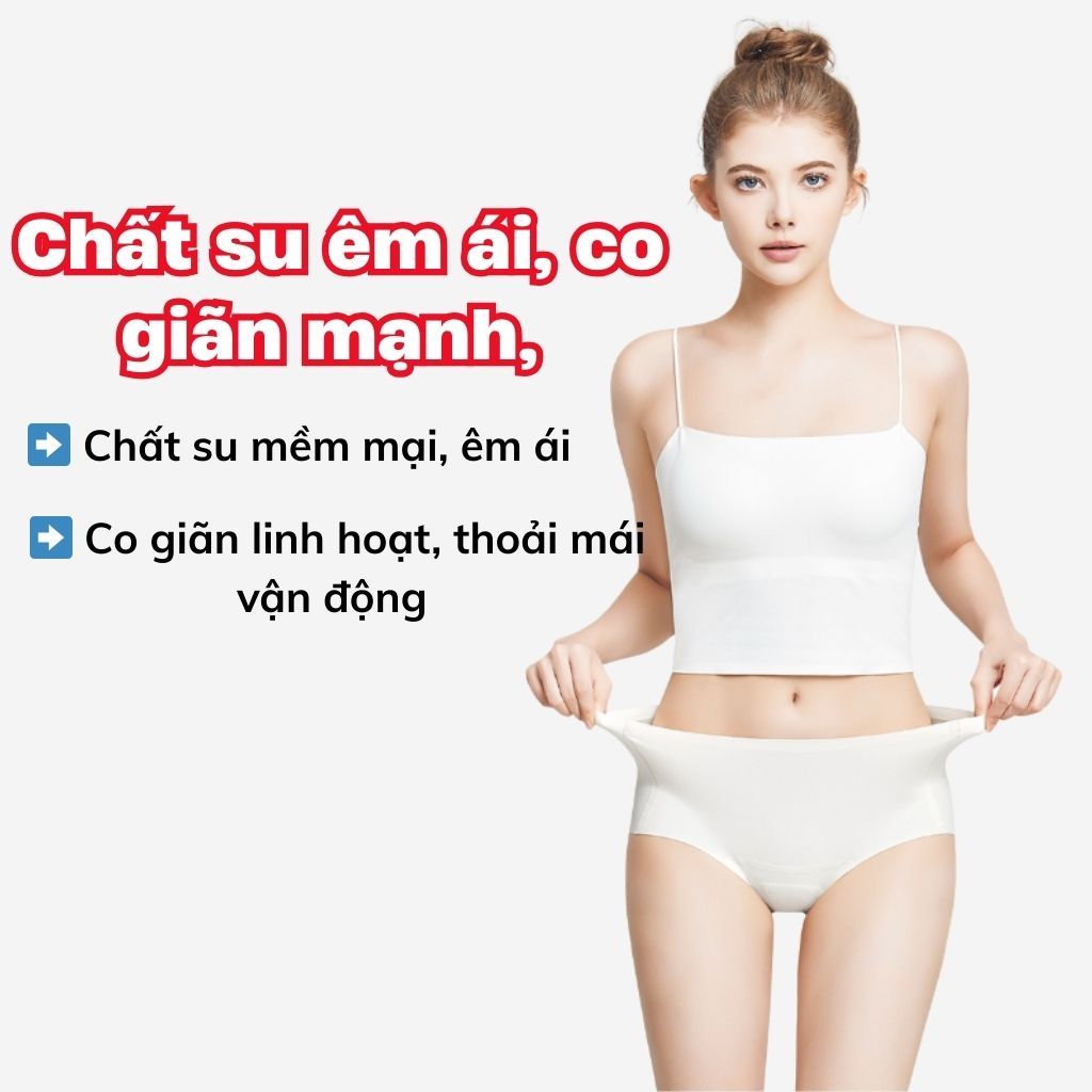 Quần lót nữ su đúc cao cấp không đườg may mút lót chống lộ rãnh tinh tế co giãn êm ái LANIXA L0523