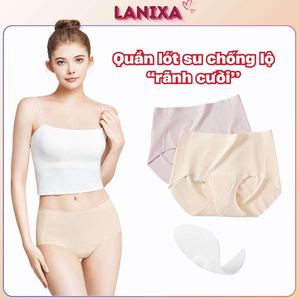 Quần lót nữ su đúc cao cấp không đườg may mút lót chống lộ rãnh tinh tế co giãn êm ái LANIXA L0523