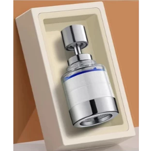 [Top Value] Đầu Lọc Ren Đồng, Lọc Nước, Tăng Áp Xoay 360 độ, Đầu Vòi Lọc Nước Kèm Lõi Lọc, Lọc Bông micron cao cấp
