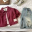 Áo Kaki Trẻ Em Dáng Jacket Cài Nút Phong Cách Hàn Quốc Thời Trang