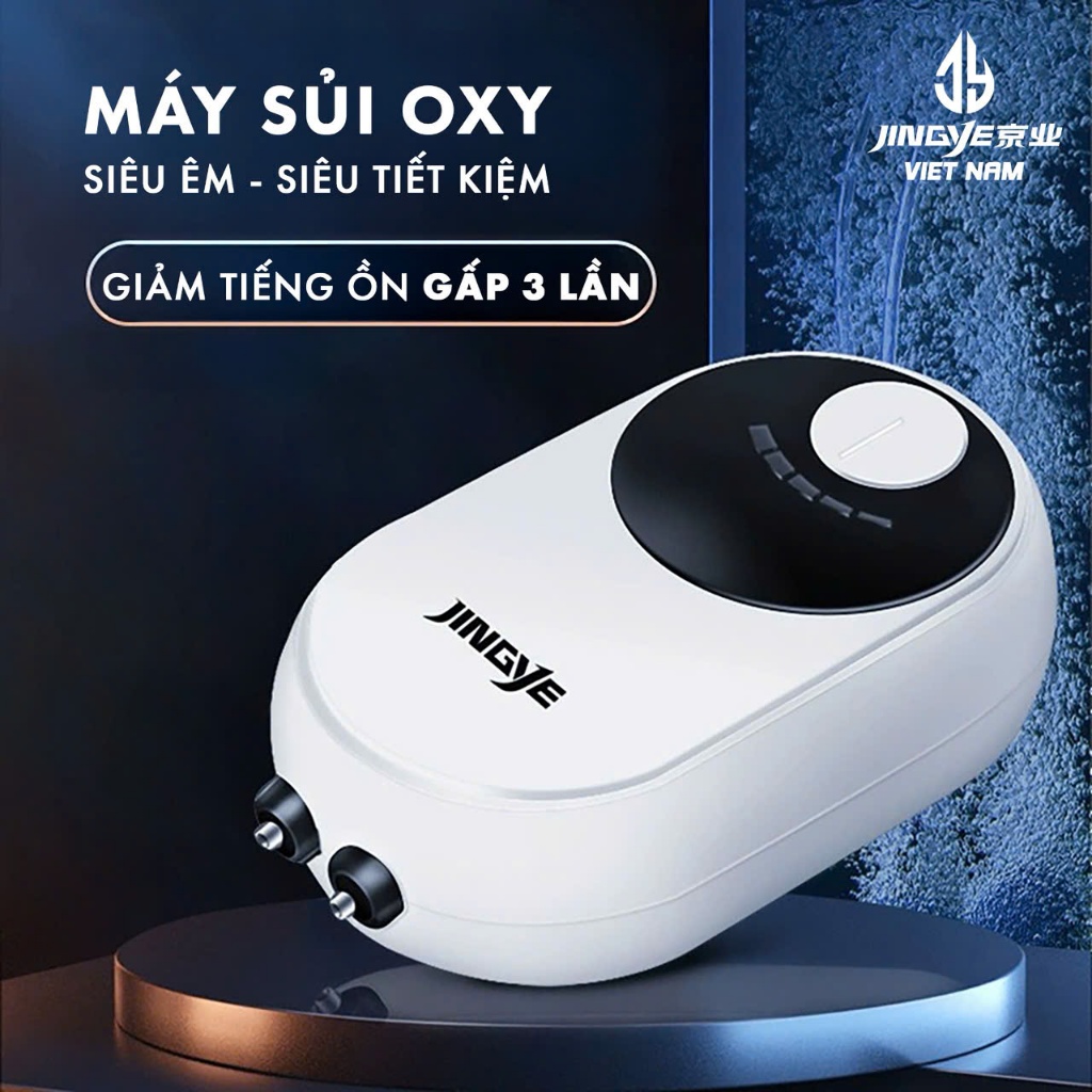 MÁY SỦI OXI HỒ CÁ JINGYE YE-611/YE-618/YE-621/YE-622/YE-641 – SIÊU ÊM , NHỎ GỌN, TIẾT KIỆM ĐIỆN