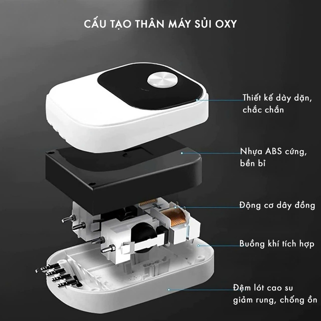 MÁY SỦI OXI HỒ CÁ JINGYE YE-611/YE-618/YE-621/YE-622/YE-641 – SIÊU ÊM , NHỎ GỌN, TIẾT KIỆM ĐIỆN