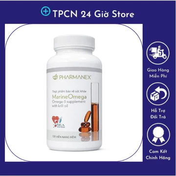 Viên uống Omega 3 Marine Omega Pharmanex NuSkin – Dầu nhuyễn thể Krill Oil, hỗ trợ tim mạch, não bộ