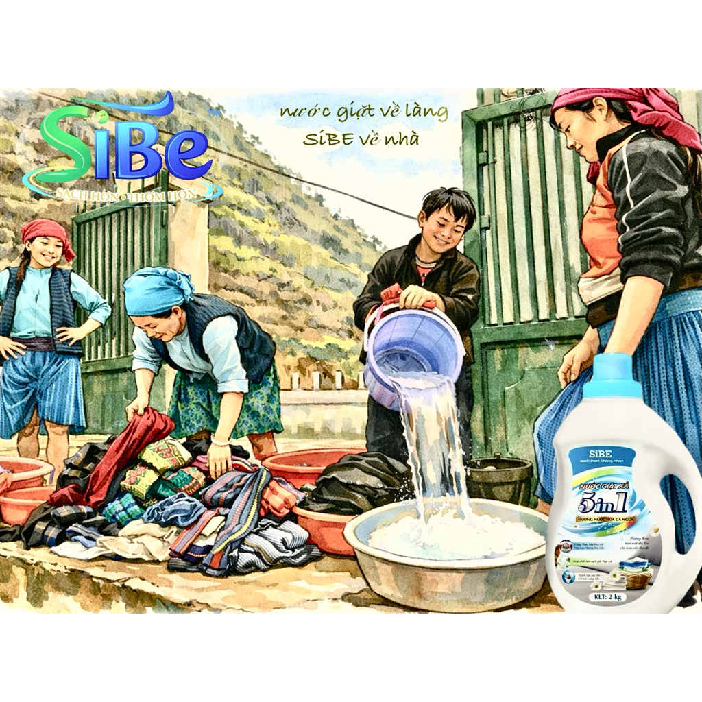 NƯỚC GIẶT SiBE CÀNG MUA NHIỀU CÀNG RẺ