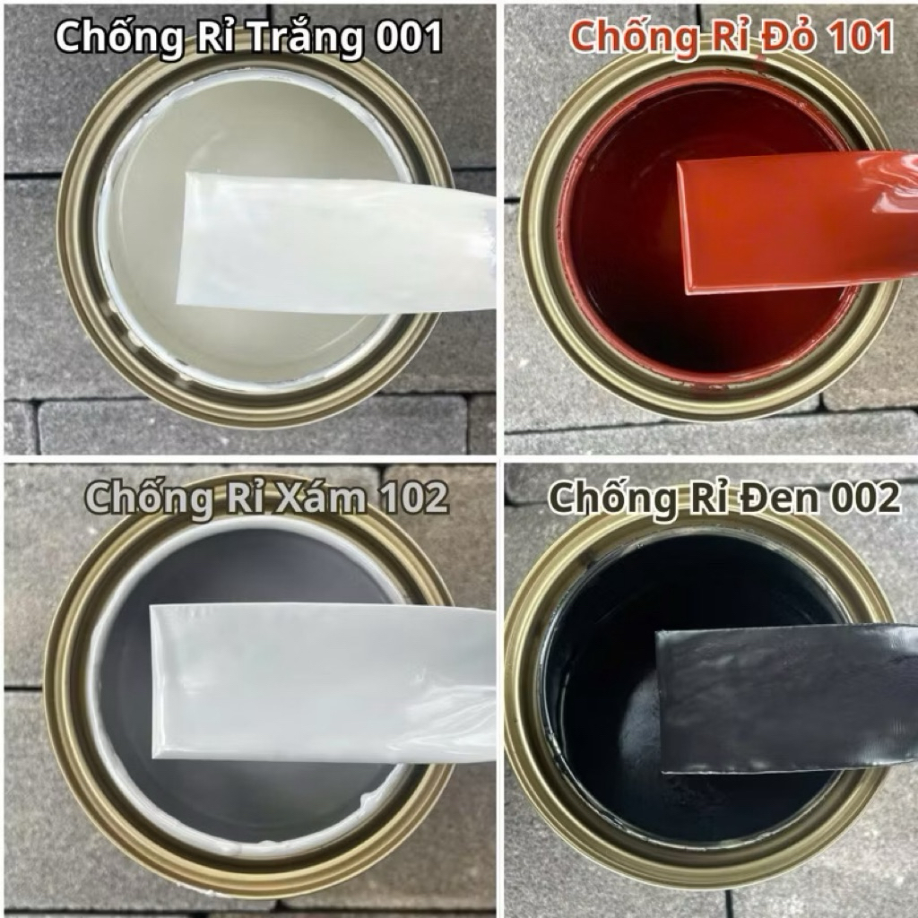 {Lon 2,7kg} Sơn Chống Rỉ Sét ALKYD DOLPHIN trên bề mặt kim loại, máy móc, nhà xưởng…