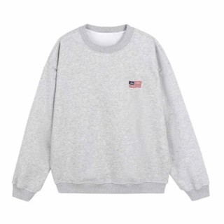 Áo Sweater, Áo Thun Nữ Thêu Cờ Mỹ Cổ Tròn Dễ Thương Phong Cách Hàn Quốc Nhẹ Nhàng Chất vải nỉ hai da mềm mịn mặc bốn mùa