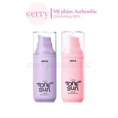 (SẴN HÀNG) Kem chống nắng nâng tone EDIT.B Sunday Tone-Up Sun Serum ...