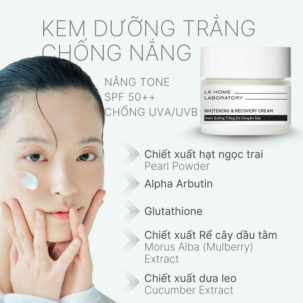 [Fullsize] Kem Giảm Thâm Dưỡng Sáng Mịn Da Lá Home Laboratory 48g