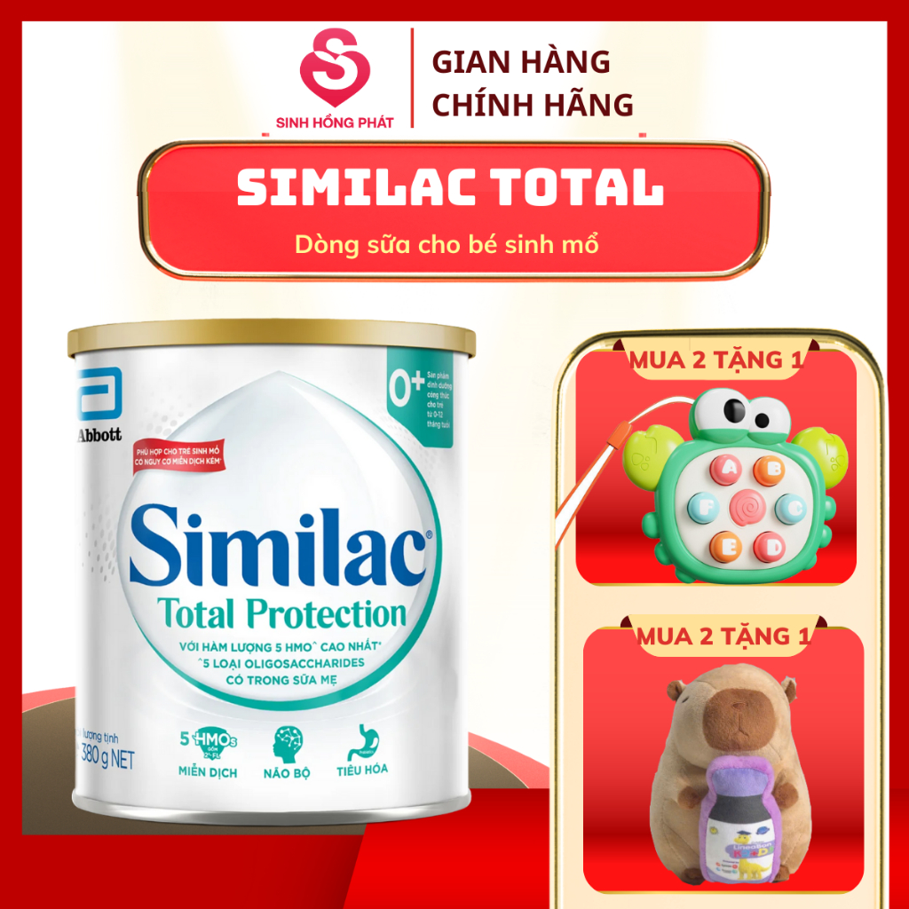 Sữa bột Similac Total Protection 0+ 380g (0 - 12 tháng) | Shopee Việt Nam