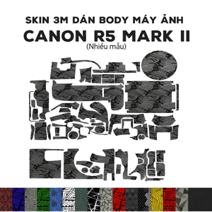 Skin 3M dán Canon R5 Mark II (Nhiều mẫu) | Miếng film dán chống bám bẩn cho body Canon R5 Mark II