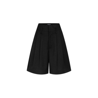 Quần lửng lưng cao ống rộng NOBLE LINE CROP PANT Melancholy