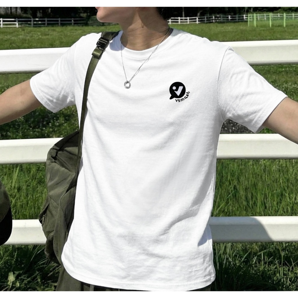 Áo Thun Cầu Lông Unisex Vsmash Sportwear – In lụa "SKETCHING" – Vải Bông Em Bé Mềm Mịn Cao Cấp, Thoáng Mát,Thấm hút tốt