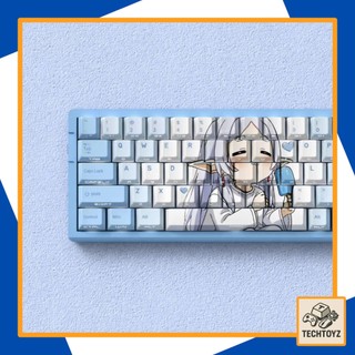 [ Xuyên Led ] Frieren Keycap - Pháp Sư Tiễn Táng - PBT Double Shot + DyeSub - Cherry Profile - Keycaps Xuyên Led