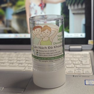 Lăn đá khoáng phèn chua khử mùi hôi cơ thể 120g
