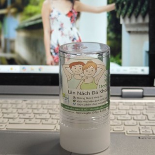 Lăn đá khoáng phèn chua khử mùi hôi cơ thể 120g