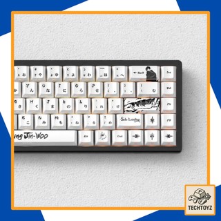 [ Xuyên Led ] Solo Leveling Keycap - PBT Double Shot + DyeSub - Cherry Profile - Keycaps Xuyên Led