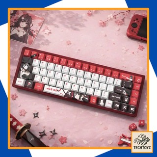[ Xuyên Led ] Mai Sakurajima Keycap - PBT Double Shot + DyeSub - Cherry Profile - Keycaps Xuyên Led