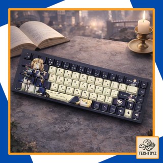 [ Xuyên Led ] Violet Evergarden Keycap - PBT Double Shot + DyeSub - Cherry Profile - Keycaps Xuyên Led