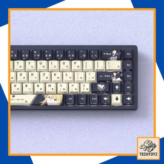 [ Xuyên Led ] Violet Evergarden Keycap - PBT Double Shot + DyeSub - Cherry Profile - Keycaps Xuyên Led