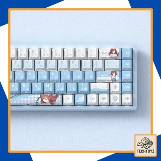 [ Xuyên Led ]  Nakano Keycap - PBT Double Shot + DyeSub - Cherry Profile - Keycaps Xuyên Led