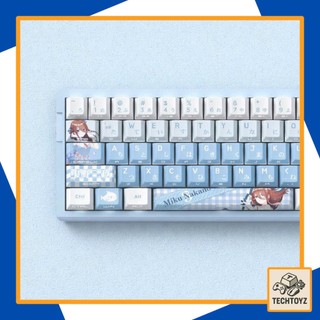[ Xuyên Led ]  Nakano Keycap - PBT Double Shot + DyeSub - Cherry Profile - Keycaps Xuyên Led
