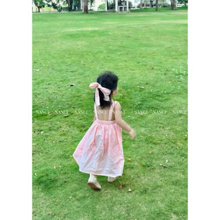 Váy bé gái LittleBee màu hồng 2 dây