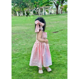 Váy bé gái LittleBee màu hồng 2 dây