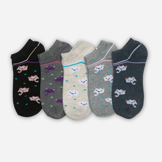 Tất Nữ Cổ Ngắn Họa Tiết Mây T&T SOCKS - NU23.001