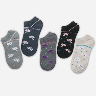 Tất Nữ Cổ Ngắn Họa Tiết Mây T&T SOCKS - NU23.001