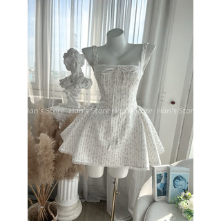 [HAN’S STORE] VÁY HOA NHÍ Cherish HAI DÂY FORM NGẮN BỒNG BỀNH TIỂU THƯ HOTTREND NOEL TẾT 2026 (ẢNH THẬT)