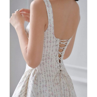 [HAN’S STORE] VÁY HOA NHÍ Cherish HAI DÂY FORM NGẮN BỒNG BỀNH TIỂU THƯ HOTTREND NOEL TẾT 2026 (ẢNH THẬT)