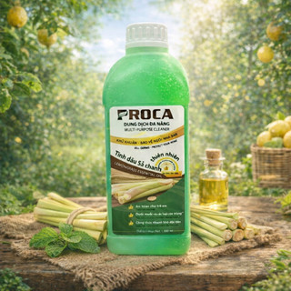 Dung dịch đa năng PROCA tinh dầu sả chanh thiên nhiên 1,1 lít