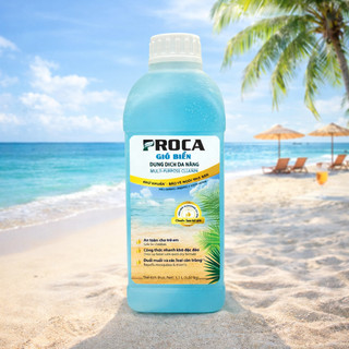 Bộ đôi dung dịch đa năng Proca Gió Biển 1.1L và sữa rửa chén Proca hương gạo 765g