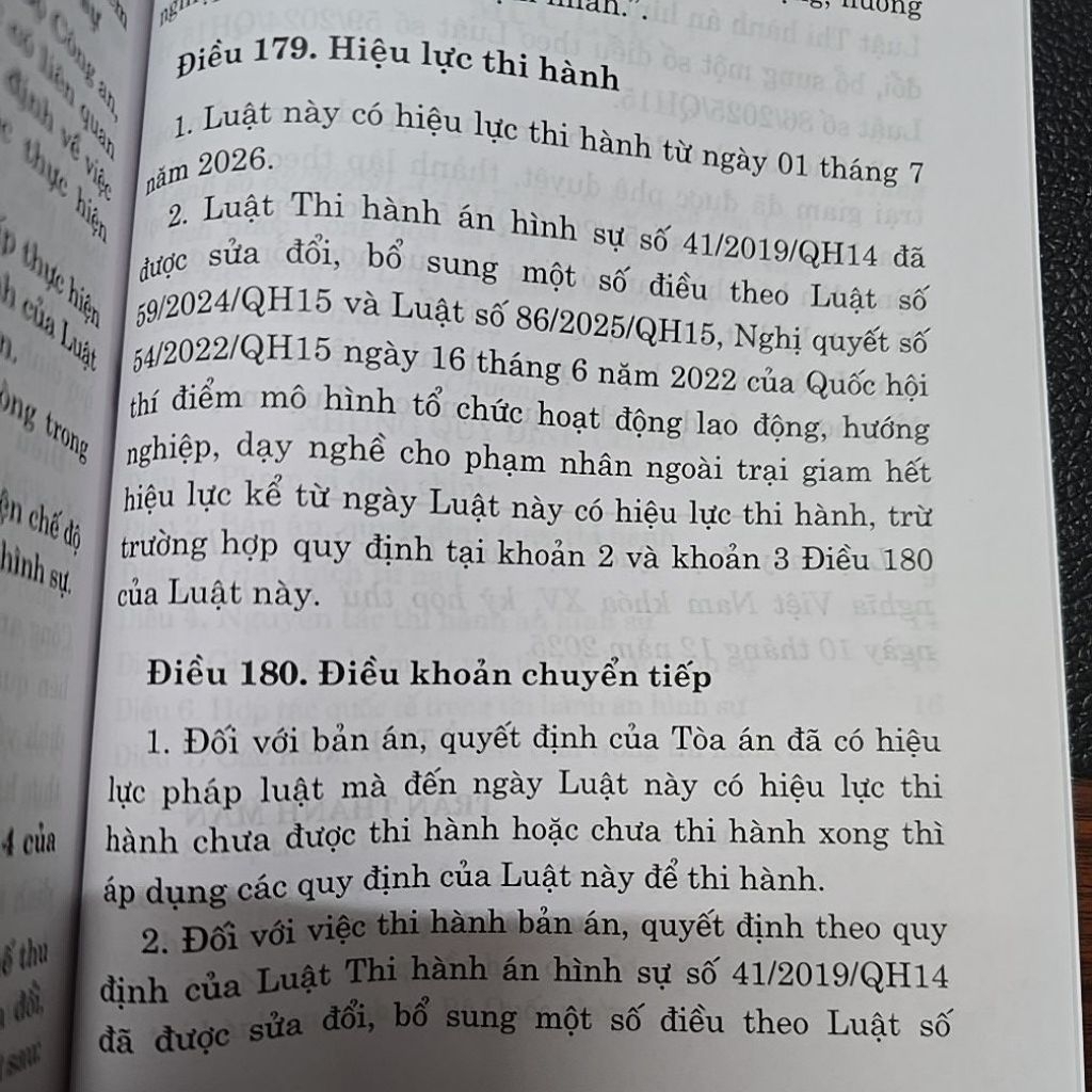Sách - Luật thi hành án hình sự năm 2025 (NXB Chính trị quốc gia sự thật)