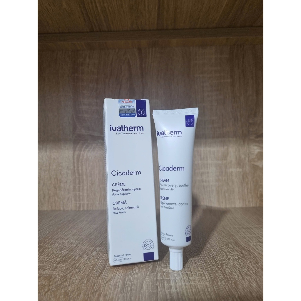 [HÀNG CTY] Kem tái tạo và ngăn ngừa sẹo Ivatherm Cicaderm Cream 40ml