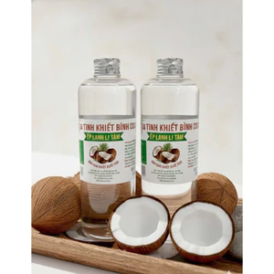 COMBO 2 Chai Dầu Dừa BINHCOCO Chiết Xuất Tươi Ép Lạnh Li Tâm 500ml