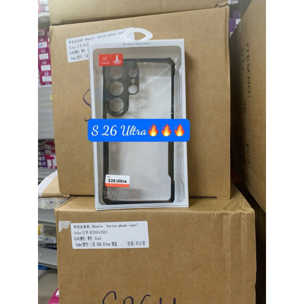 Ốp lưng chống sốc XUNDD cho Samsung S26 S26Plus S26Ultra - Viền TPU, Chống sốc, Không ố vàng